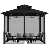 Outdoor Gazebo Mosquito Netting Universal Replacement Canopy Net