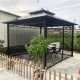 Outdoor Gazebo Mosquito Netting Universal Replacement Canopy Net