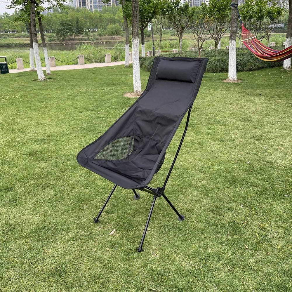Outdoor Portable Camping Chair Oxford Cloth Folding Lengthen