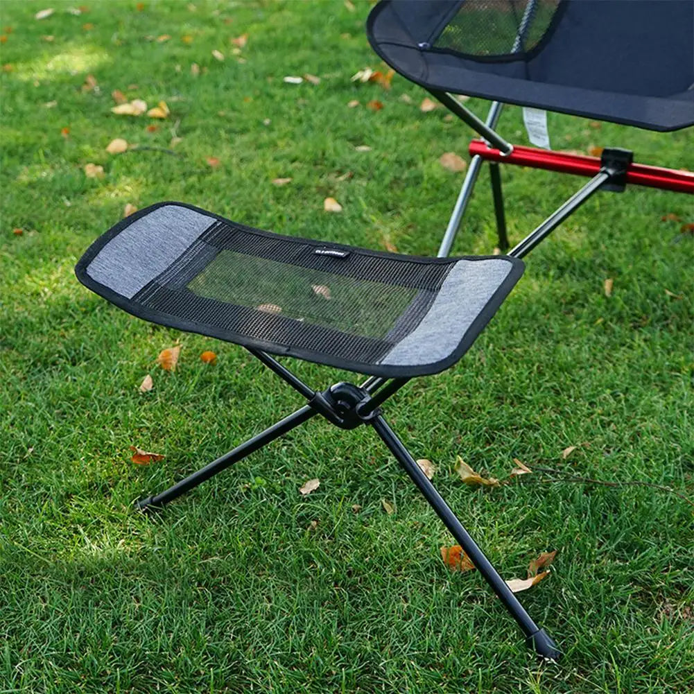 Outdoor Portable Folding Chair Retractable Footrest Leg Rest