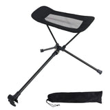 Outdoor Portable Folding Chair Retractable Footrest Leg Rest