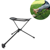 Outdoor Portable Folding Chair Retractable Footrest Leg Rest