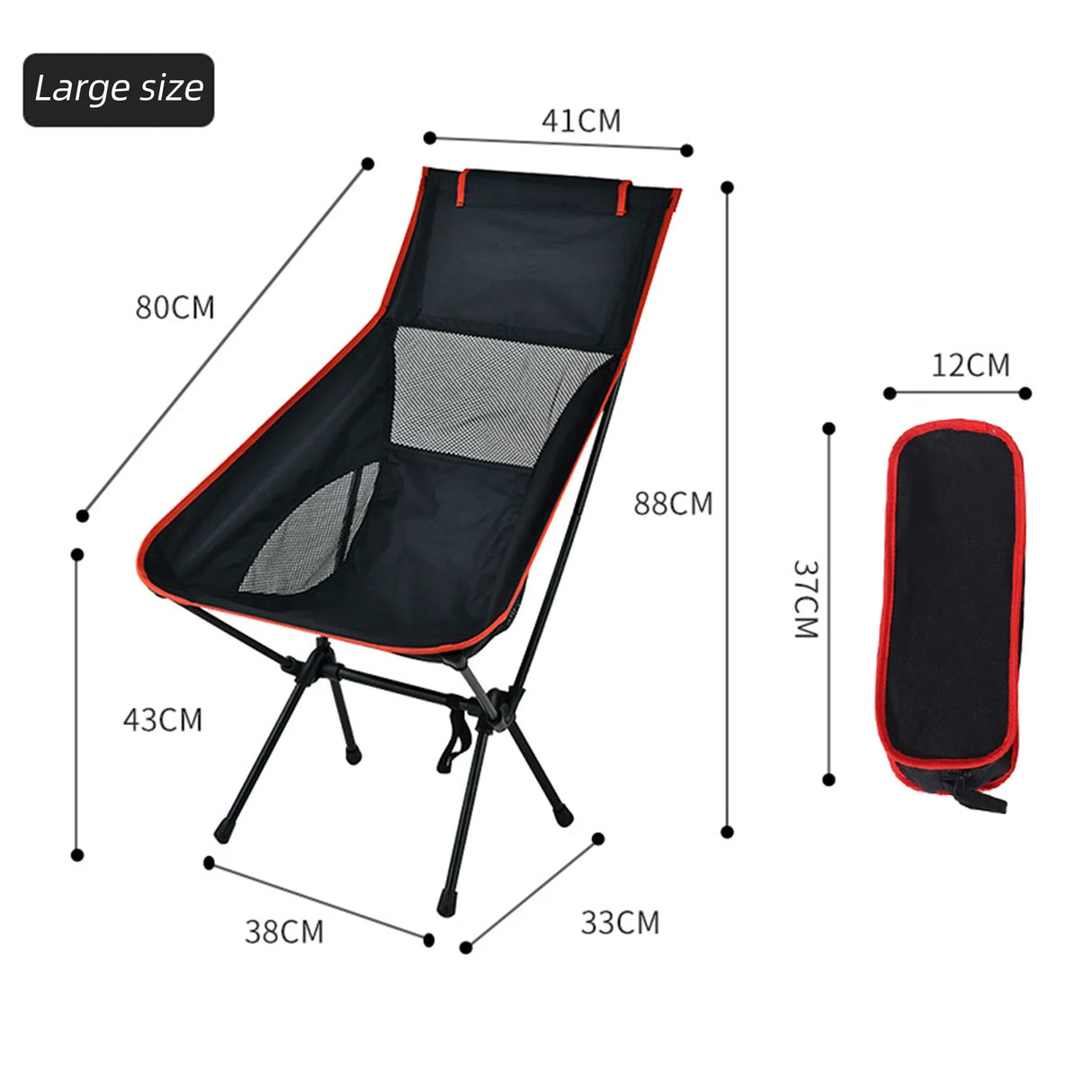 Outdoor Portable Folding Chair Ultralight Camping Chairs Fishing