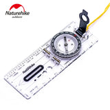 Outdoor Sports Foldable Compass Liquid Filling Dial Transparent
