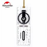 Outdoor Sports Foldable Compass Liquid Filling Dial Transparent