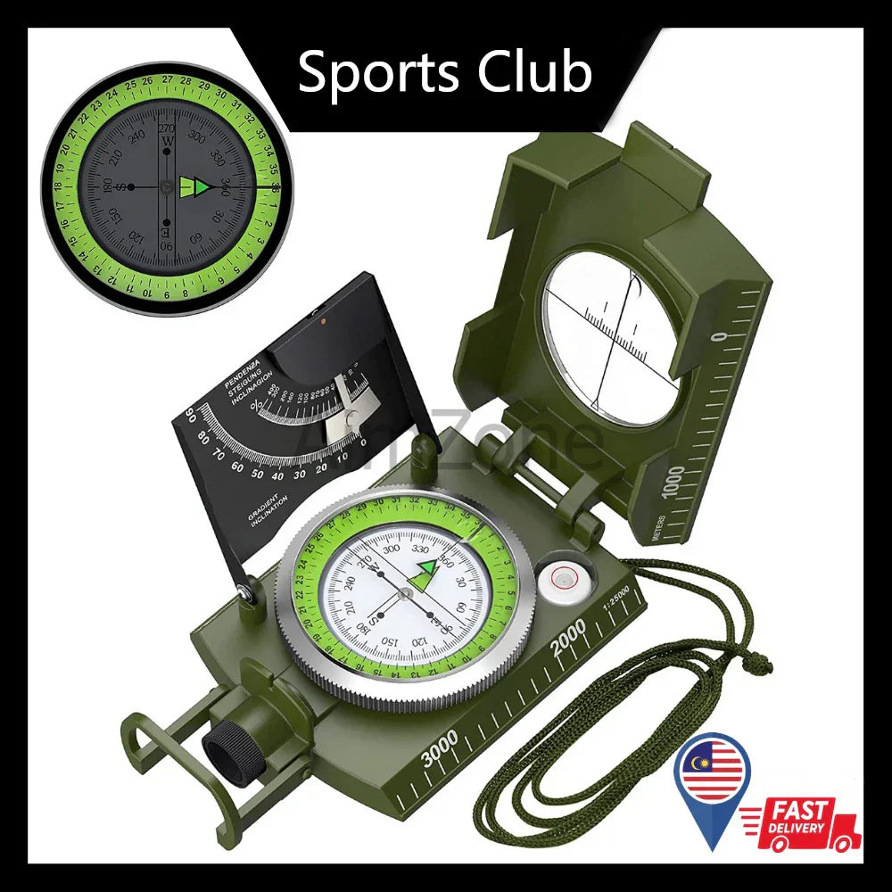 Outdoor Survival Gear Military Compass Camping Hiking Geological