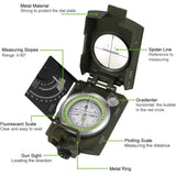 Outdoor Survival Gear Military Compass Camping Hiking Geological