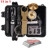 Outdoor Survival Kit Set Camping Equipment Travel Multifunction