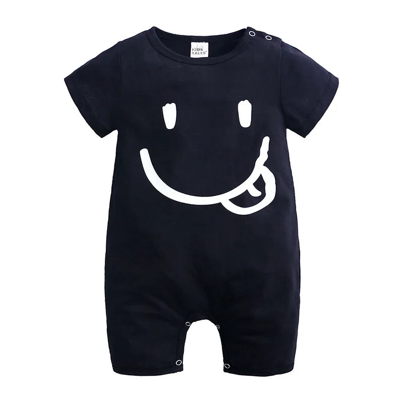 Overalls For Baby Girl Summer Cotton Short Sleeve