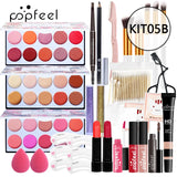 POPFEEL Lip Gloss Makeup Brush Eye Shadow Blush