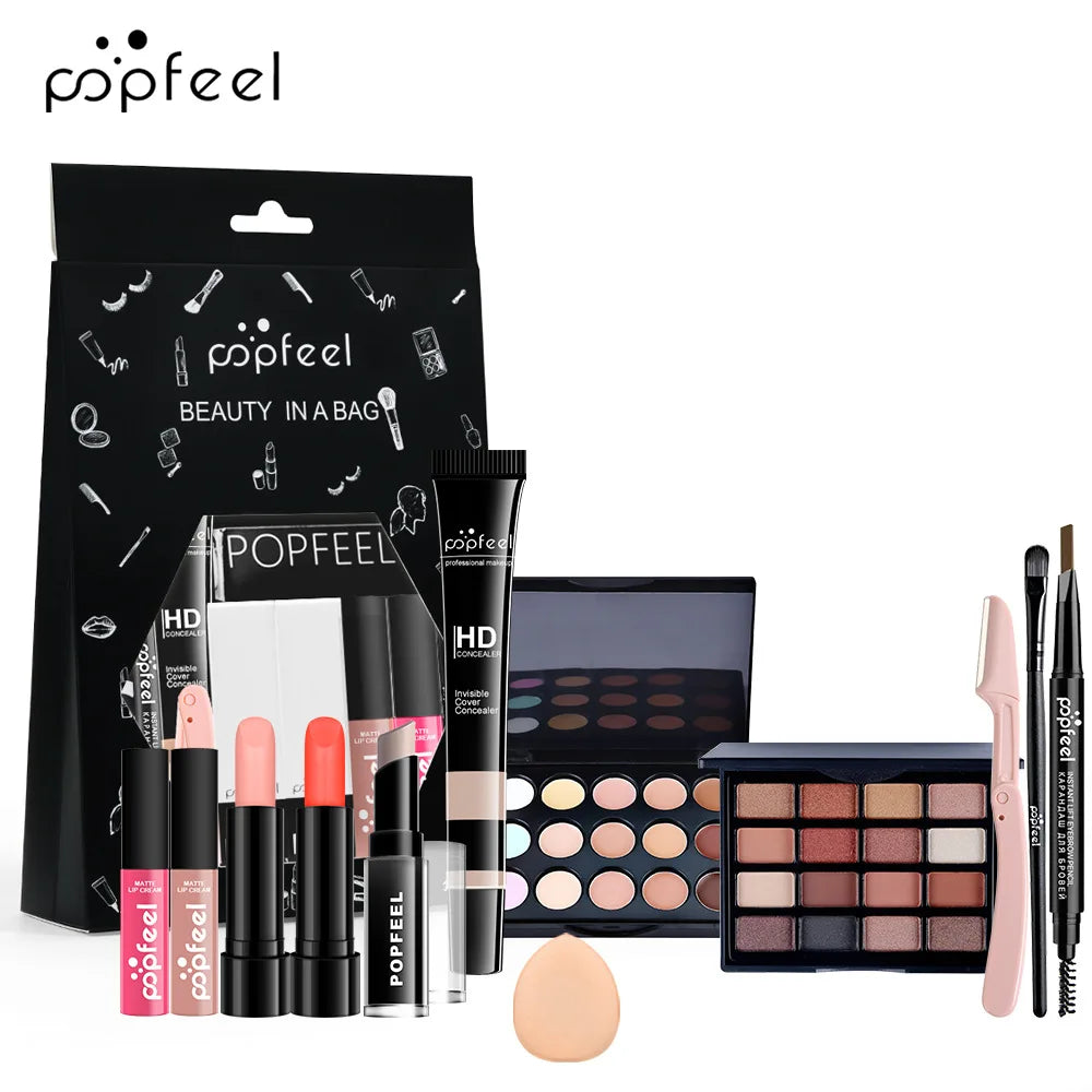 POPFEEL Makeup Full Kit Female Make Up Set