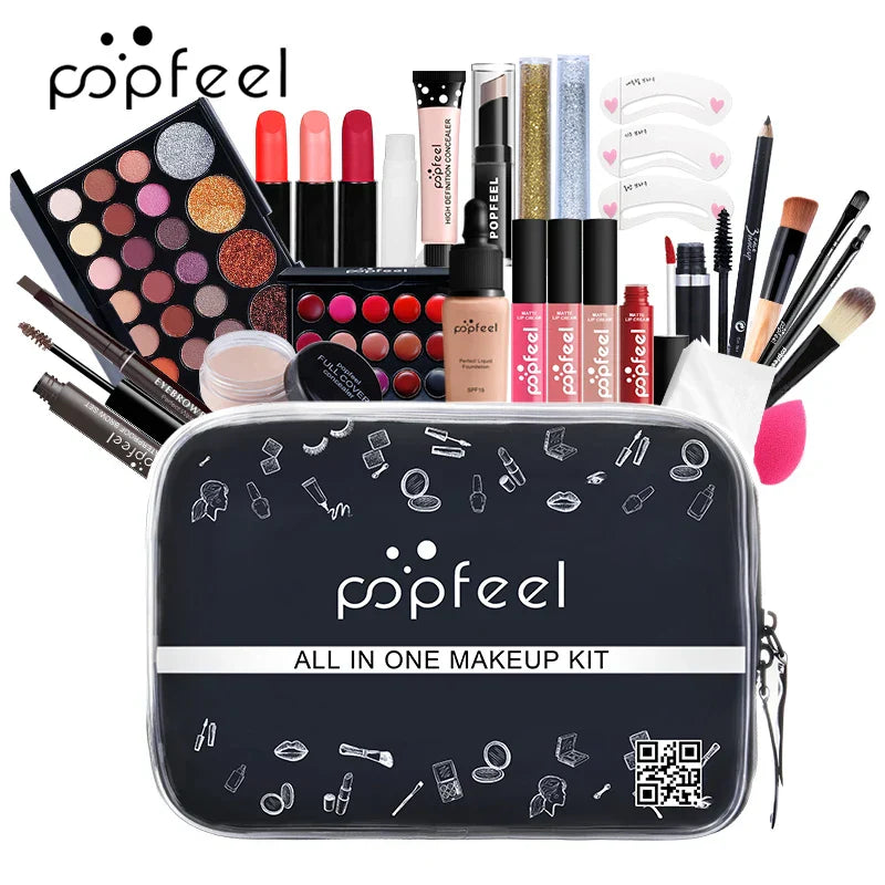 POPFEEL Makeup Kit ALL IN ONE Full Facial