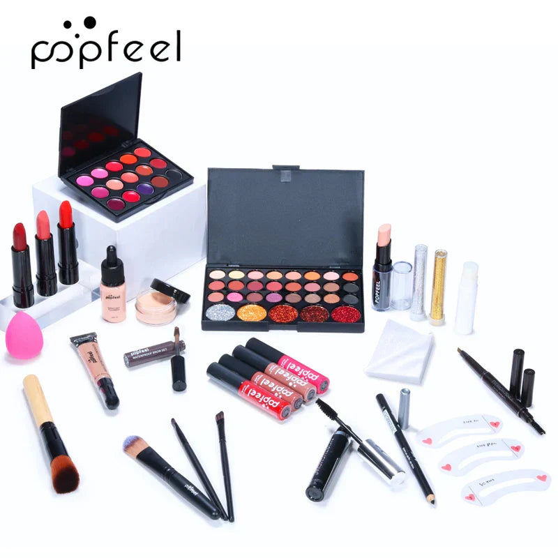 POPFEEL Makeup Kit ALL IN ONE Full Facial