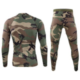 Pajama Sets Men Camouflage Print Long Sleeve Top