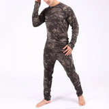 Pajama Sets Men Camouflage Print Long Sleeve Top