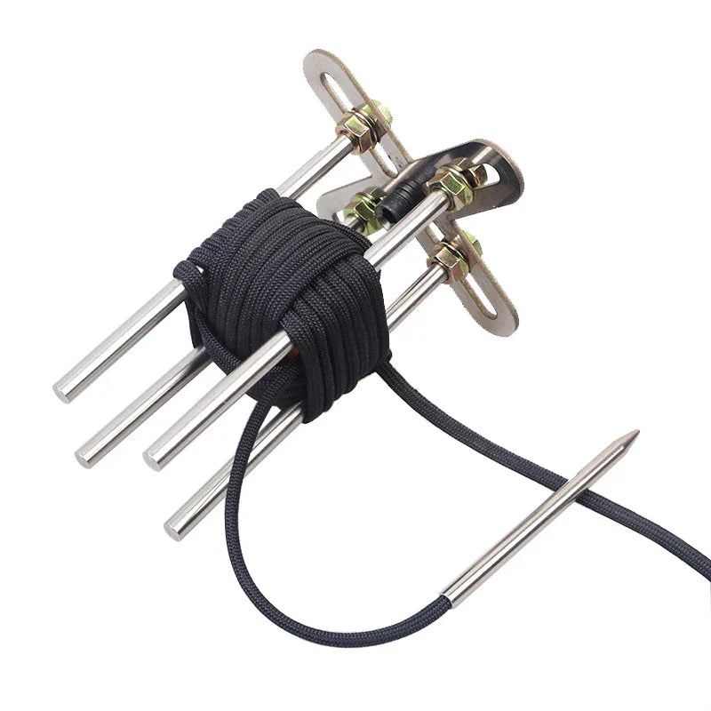 Paracord Monkey Fist Jig With Stainless Steel Adjustable