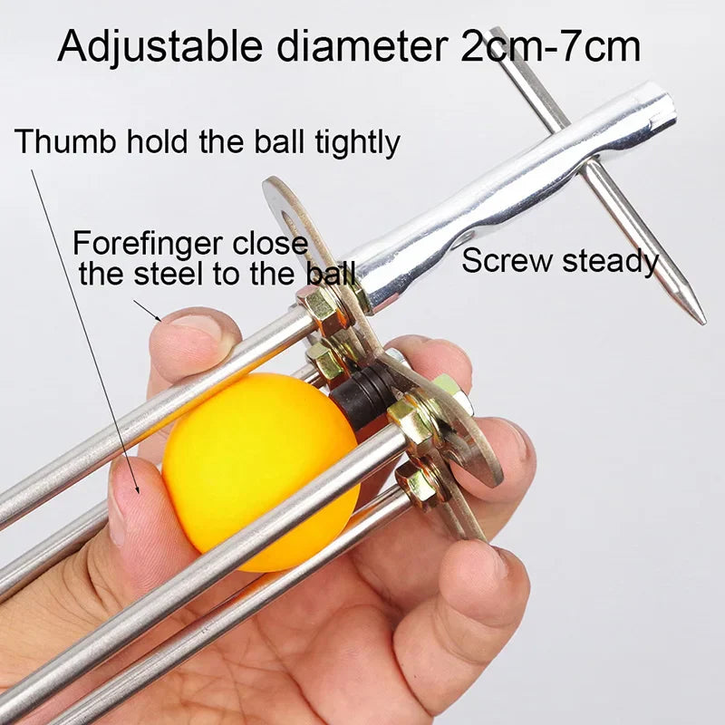 Paracord Monkey Fist Jig With Stainless Steel Adjustable