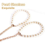 Pearl Shoestrings for Women High Heel Anti Falling