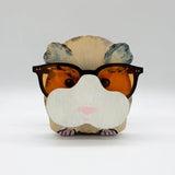 Handmade Glasses Stand Guinea Pig