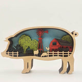 Piggy Carving Handcraft Gift