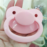 Pink pacifier Adult Baby Pacifier Big Size Silicone