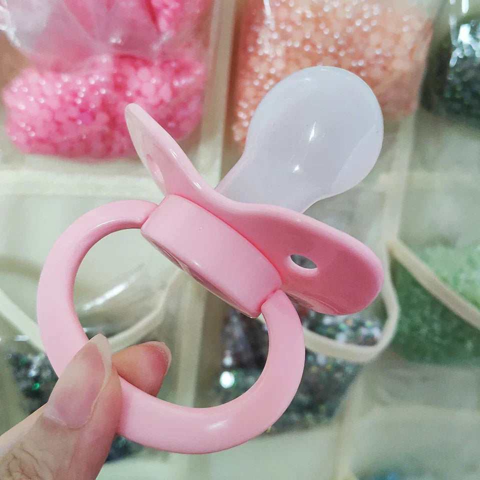 Pink pacifier Adult Baby Pacifier Big Size Silicone