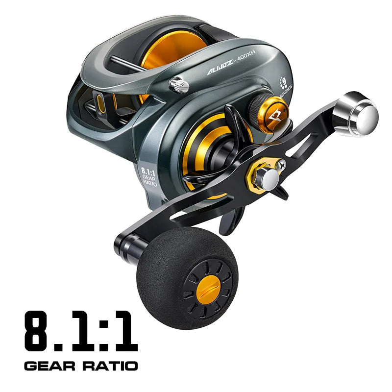 Piscifun Alijoz 400 Baitcaster Fishing Reels 38lbs Max
