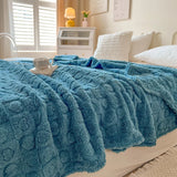 Plaid Bed Blanket Children Adults Warm Winter Blankets