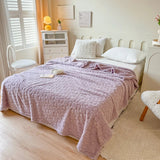 Plaid Bed Blanket Children Adults Warm Winter Blankets