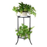 Plant Stand Indoor Outdoor, 2 Tiers Metal Potted