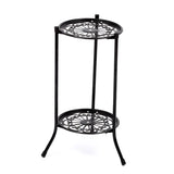 Plant Stand Indoor Outdoor, 2 Tiers Metal Potted