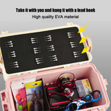 Plastic Fishing Tackle Box Barrel Holder Portable Fishing