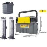 Plastic Fishing Tackle Box Barrel Holder Portable Fishing