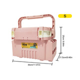 Plastic Fishing Tackle Box Barrel Holder Portable Fishing