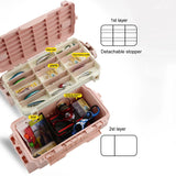 Plastic Fishing Tackle Box Barrel Holder Portable Fishing