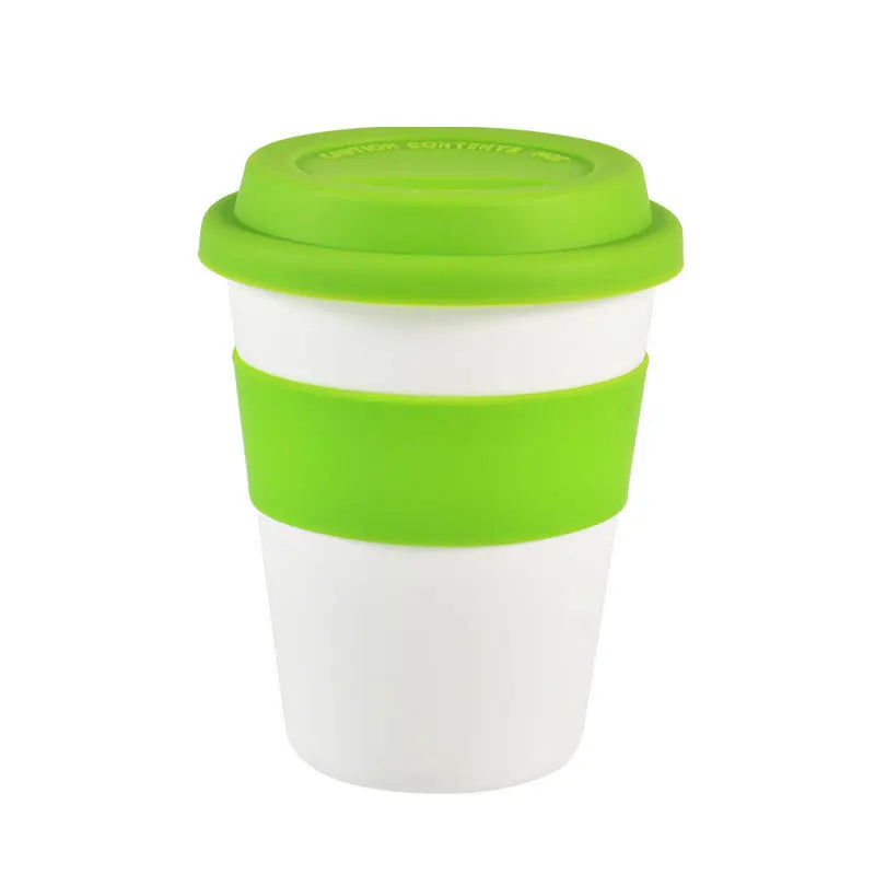 Plastic Hotel Cup Drinkware Portable With Silicone Lid