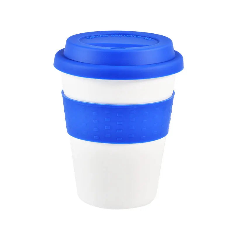 Plastic Hotel Cup Drinkware Portable With Silicone Lid