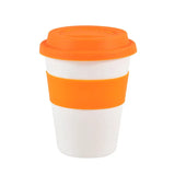 Plastic Hotel Cup Drinkware Portable With Silicone Lid