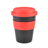 Plastic Hotel Cup Drinkware Portable With Silicone Lid