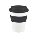 Plastic Hotel Cup Drinkware Portable With Silicone Lid