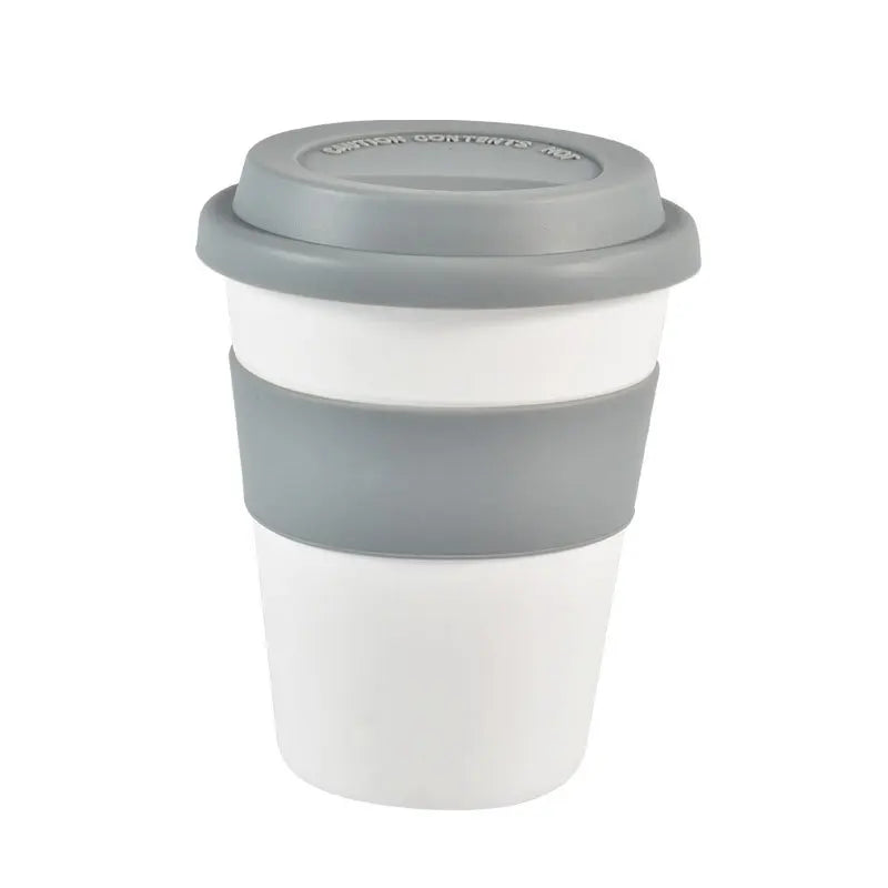 Plastic Hotel Cup Drinkware Portable With Silicone Lid