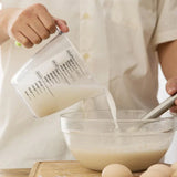 Plastic Measuring Cups With Scale Baking Milk Water