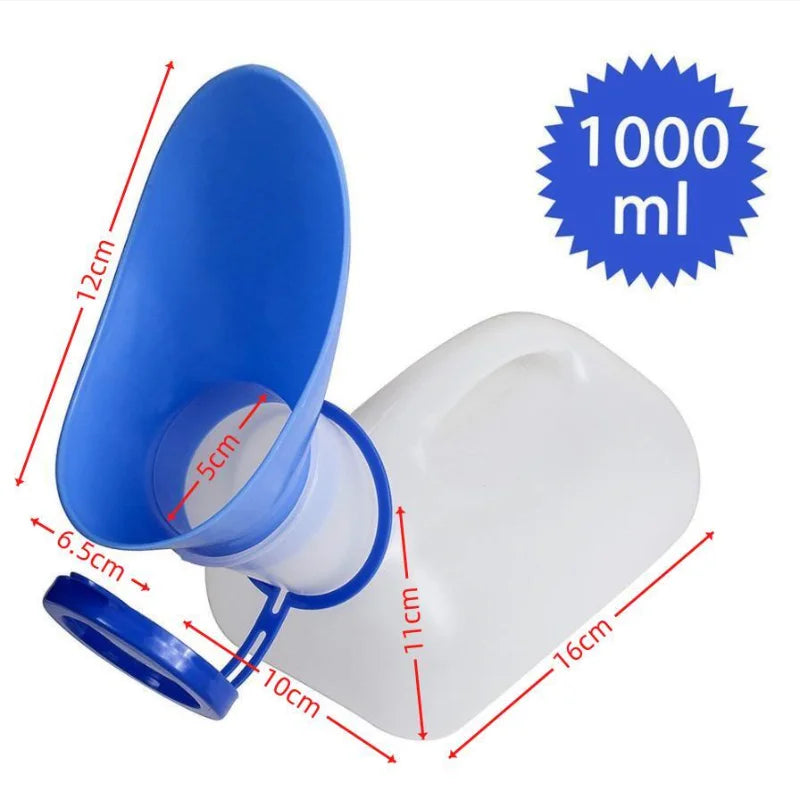 Plastic Unisex Portable Mobile Urinal Toilet Aid Bottle