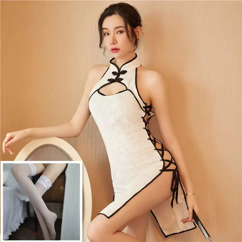 Plus Size Chinese Traditional Dress Sexy Lingerie Bandage