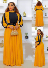 Plus Size Dresses 2023 New Beaded Hot Diamond