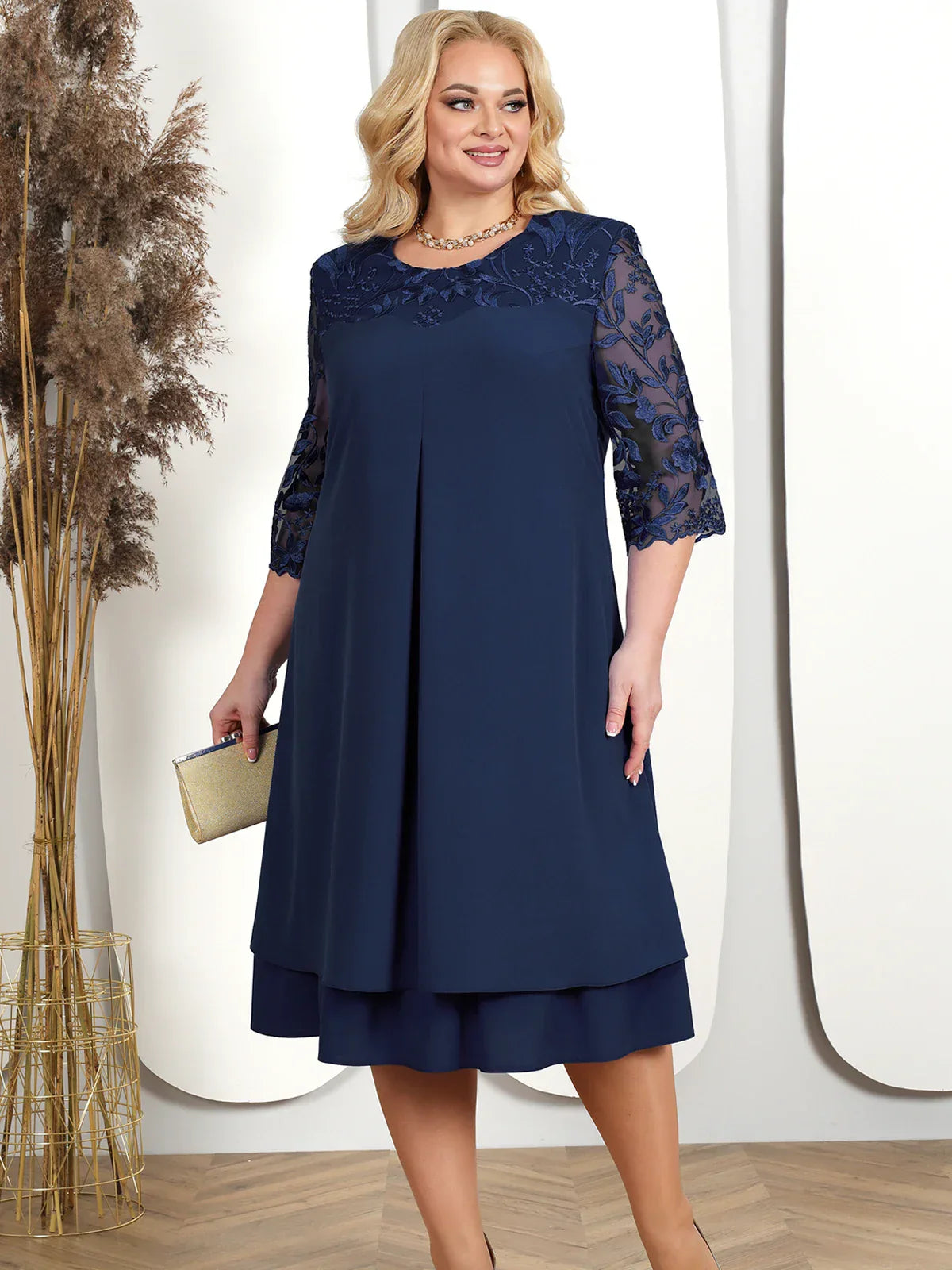 Plus Size Summer Dresses for Women 2023 Embroidery