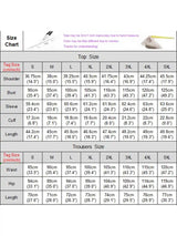 Plus Size VONDA Dress Sets 2024 Women Suits