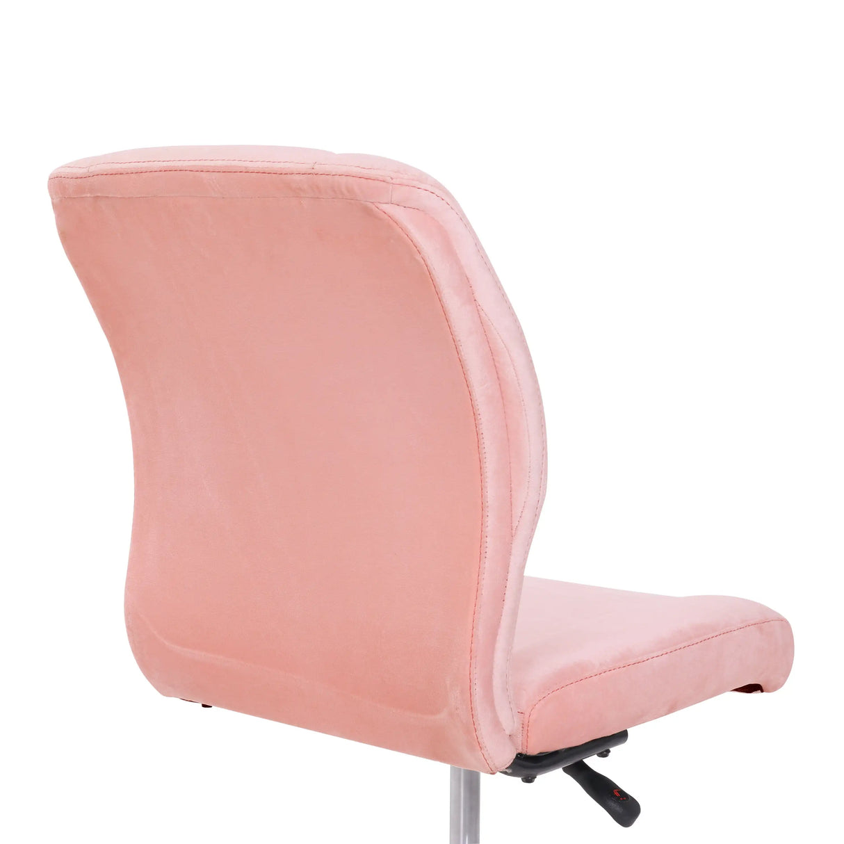 Plush Velvet Office Chair, Pearl Blush lounge chair