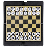 Pocket Chess Folding Board Interactive Travel Portable Entertainment