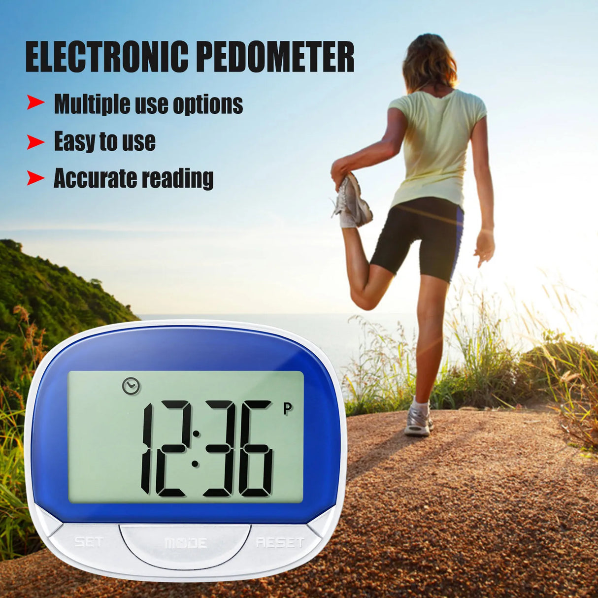 Pocket Pedometer Step Counter Step Counter With Built-in